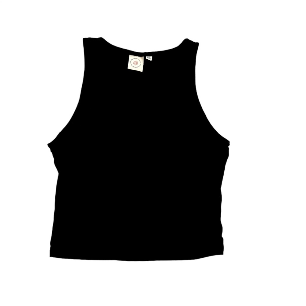 Black Tank Crop Top